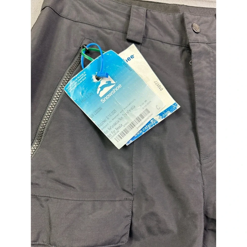 The North Face Men's DryVent Snow Pants Black Waterproof Ski Snowboard Cargo S/P